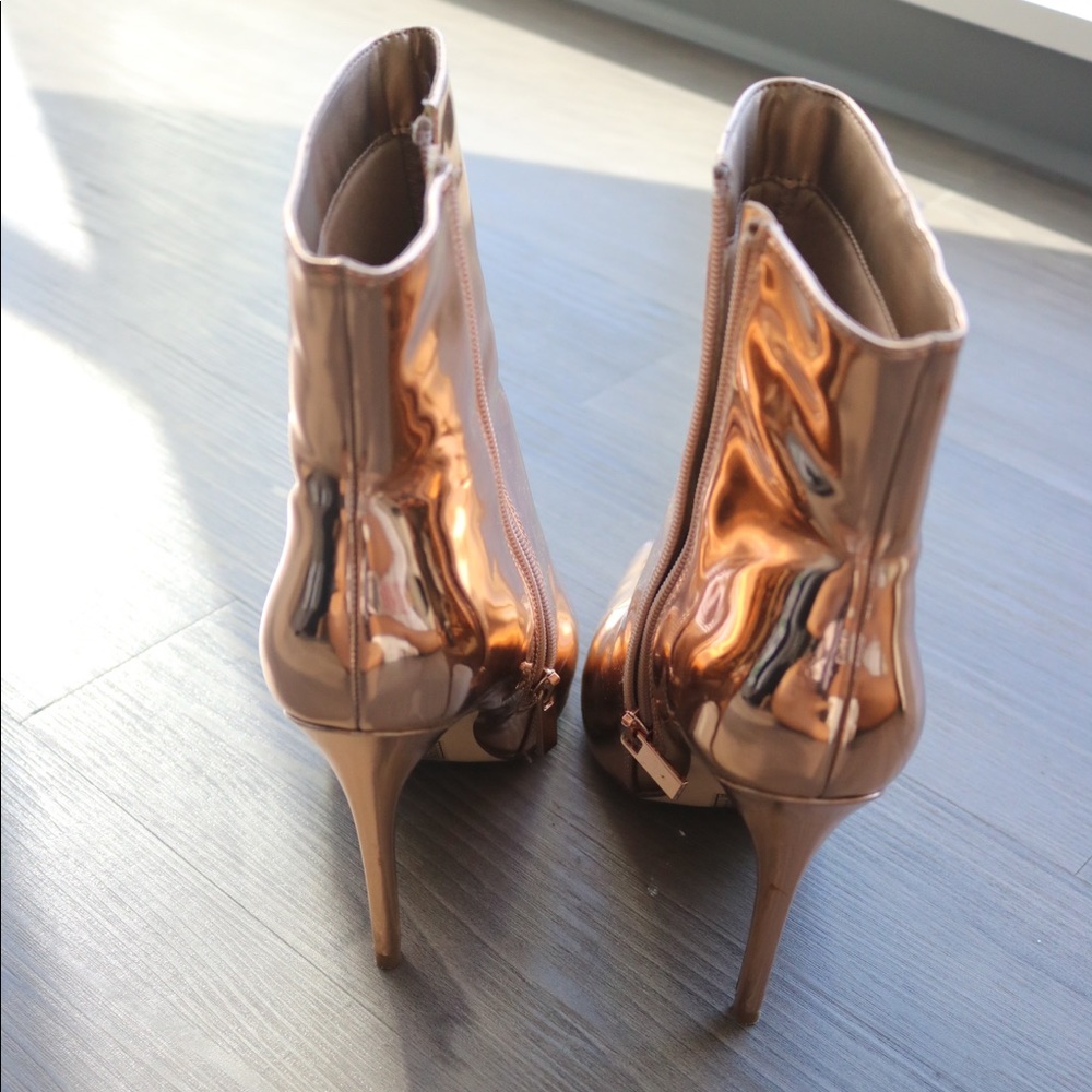 Rose Gold Booties - Picture 5 of 6
